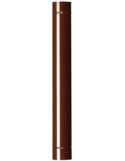 TUBO SMALTATO PER STUFA A LEGNA 'CLASSIC' Ø 120 mm - 100 cm - Col. marrone - SAVE
