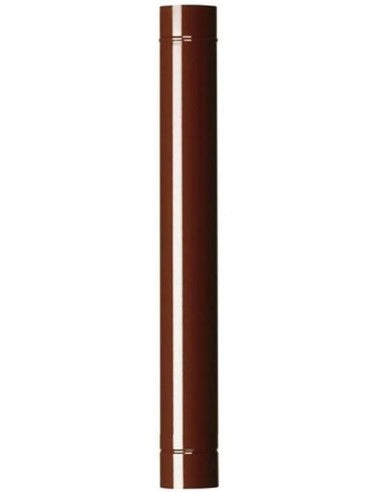 TUBO SMALTATO PER STUFA A LEGNA 'CLASSIC' Ø 120 mm - 100 cm - Col. marrone - SAVE
