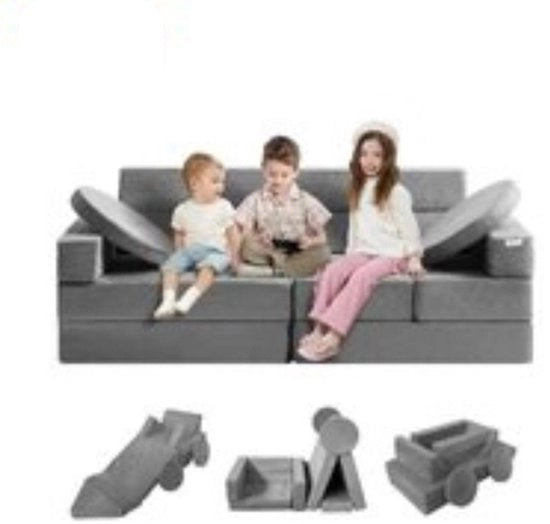 Bancopiazza per bambini - Divano per giocare - Hoge densità 25D - 135x67x47cm - Creativo