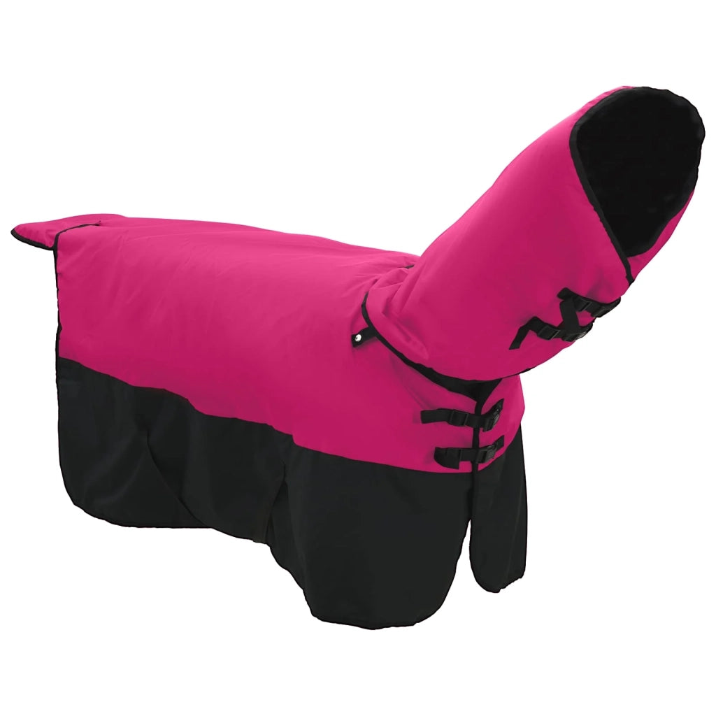 Coperta per Cavalli Rosa e Nero 85 cm Poliestere 42013148