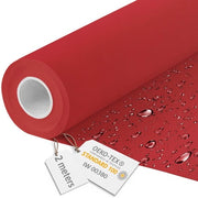 Tela Acquaparata - Tessuto per mobili a metro 160 cm largo - Tela acqua resistente 220 g/m2 600D - Tessuto in PVC Acquaparata per metro Rosso 2M