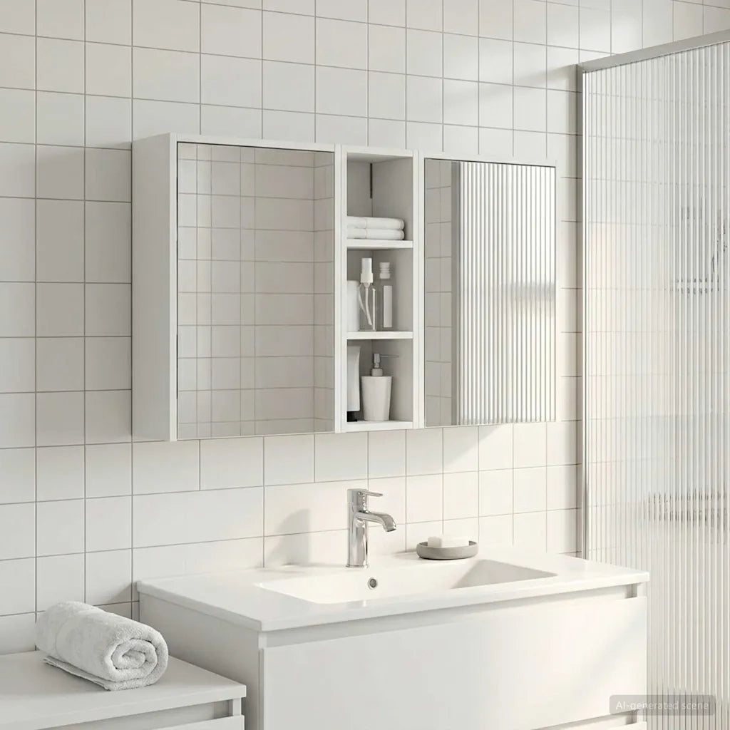 Set di Armadi da Bagno 3 pcs 106 x 16 x 62,5 cm 3403792
