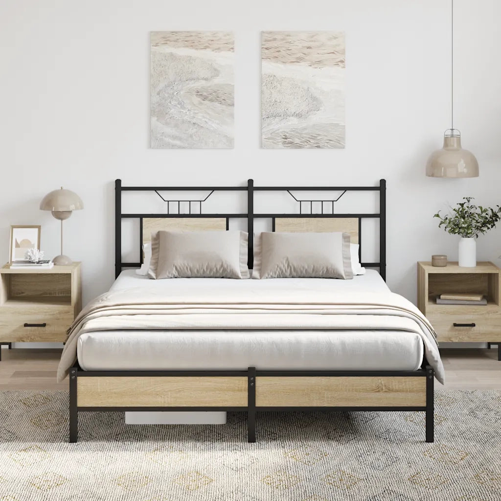 Giroletto senza Materasso Rovere Sonoma 150x200cm in Truciolato 4106946