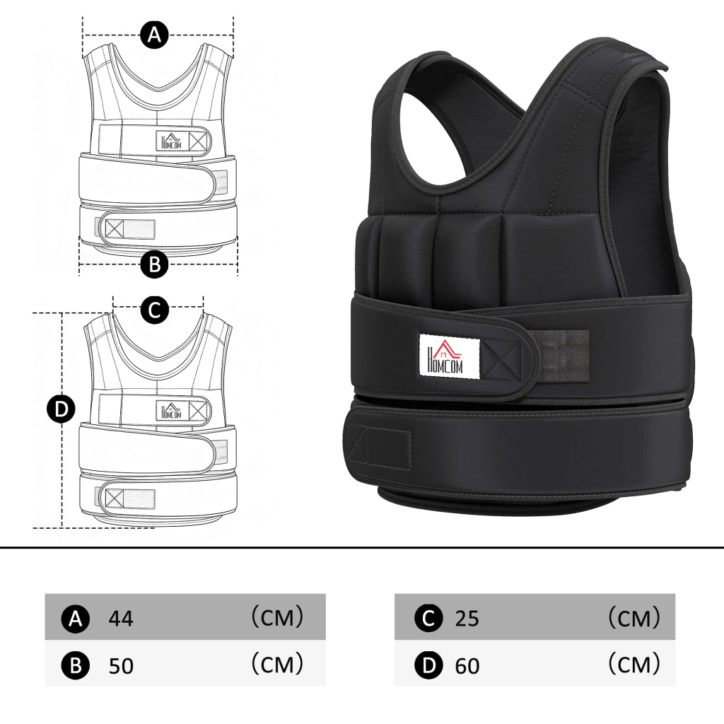 Giubbotto zavorrato 20 kg ¨C Minimal ¨C nero