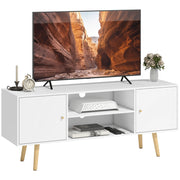 Mobile TV Scandinavo ¨C Minimal ¨C Bianco Legno Pin 120x34x50cm