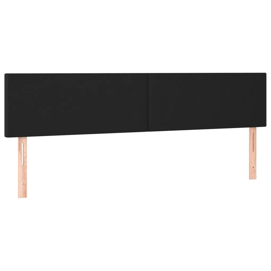Giroletto a Molle con Materasso e LED Nero 200x200cm Similpelle 3134123