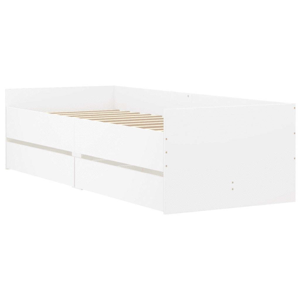 Giroletto con Cassetti Bianco 100x200 cm 3207336