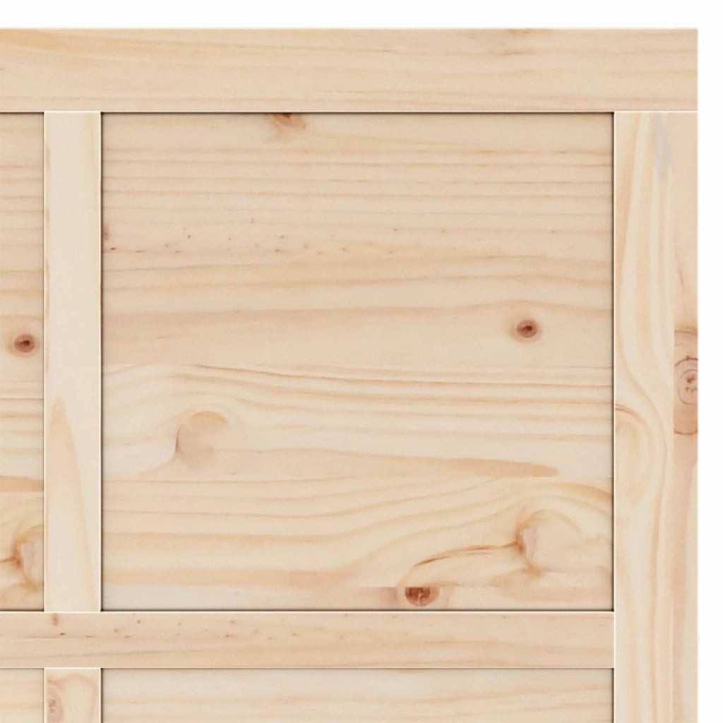 Porta scorrevole Naturale 100 x 208 cm Legno Massello di Pino 3445658