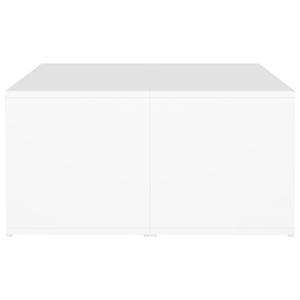 Tavolini da salotto | Tavolino da caff¨¨ | Tavolino da Soggiorno 4 pz Bianchi 33x33x33 cm in Multistrato
