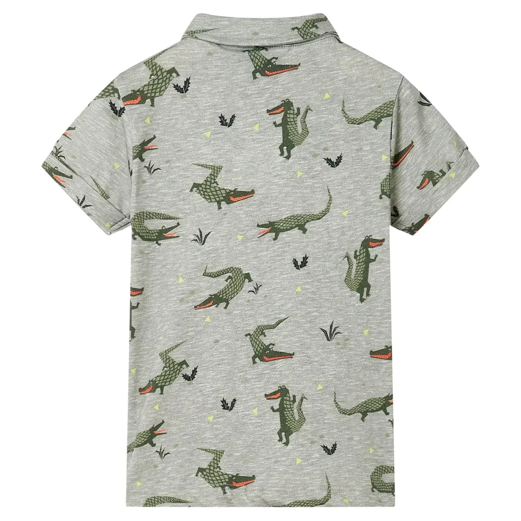 Camicia da Bambino Cachi Chiaro M¨¦lange 128