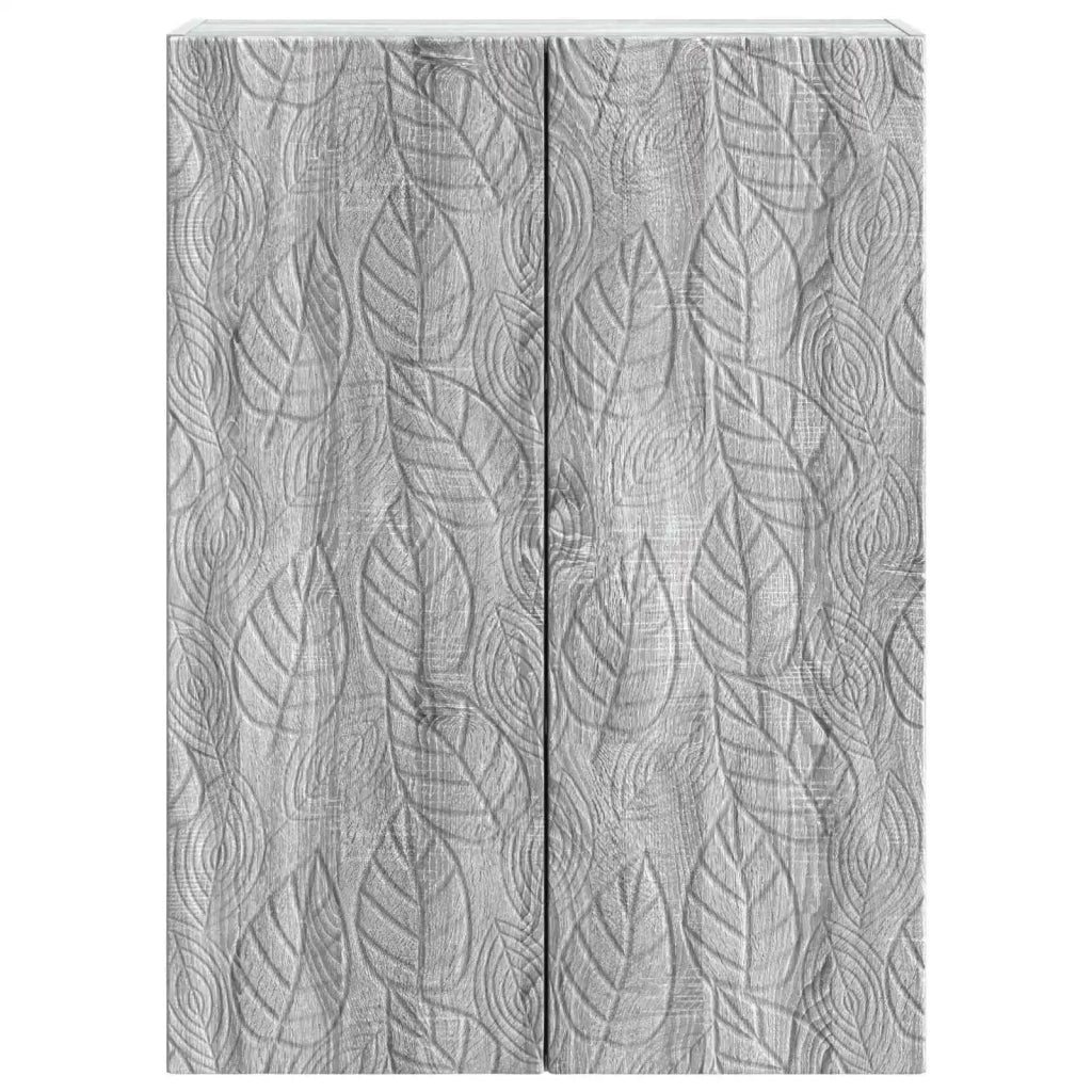 Armadietto a Muro | Mobiletto a muro Sonoma grigio 66 x 34,5 x 90 cm