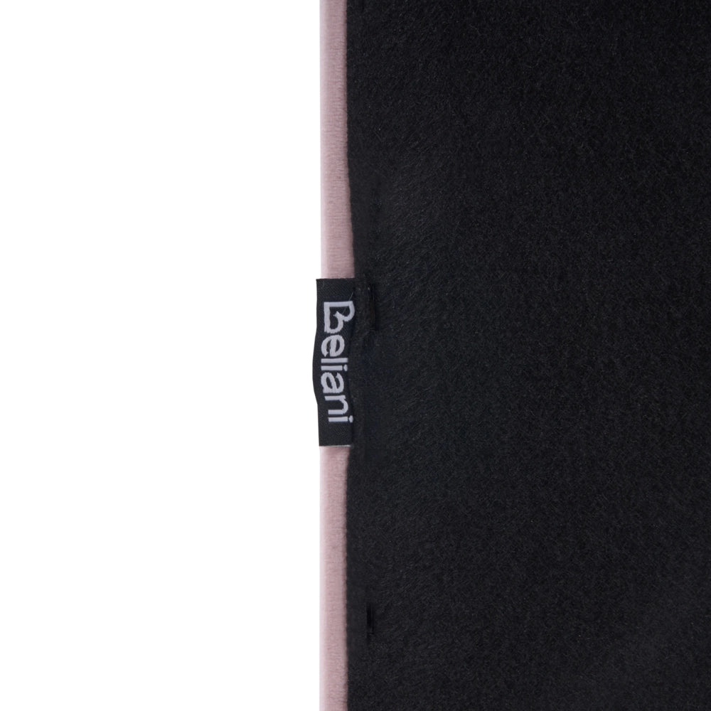Letto singolo in velluto blu imbottito con base a doghe e contenitore rosa 90 x 200 cm Cameretta Bambini Moderna Tradizionale