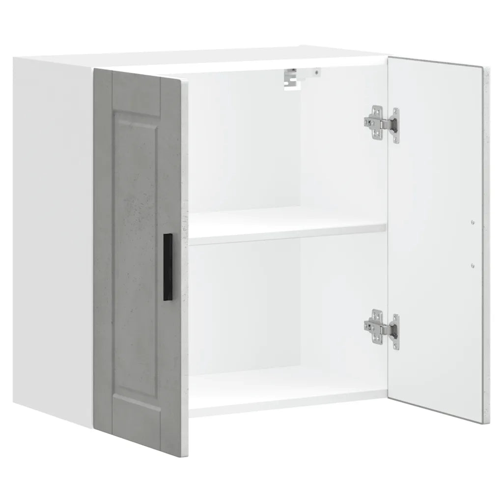 Pensile da cucina ottimizzato 60 x 31 x 60 cm ampio spazio contenitivo design moderno in legno composito grigio cemento 02_0050366