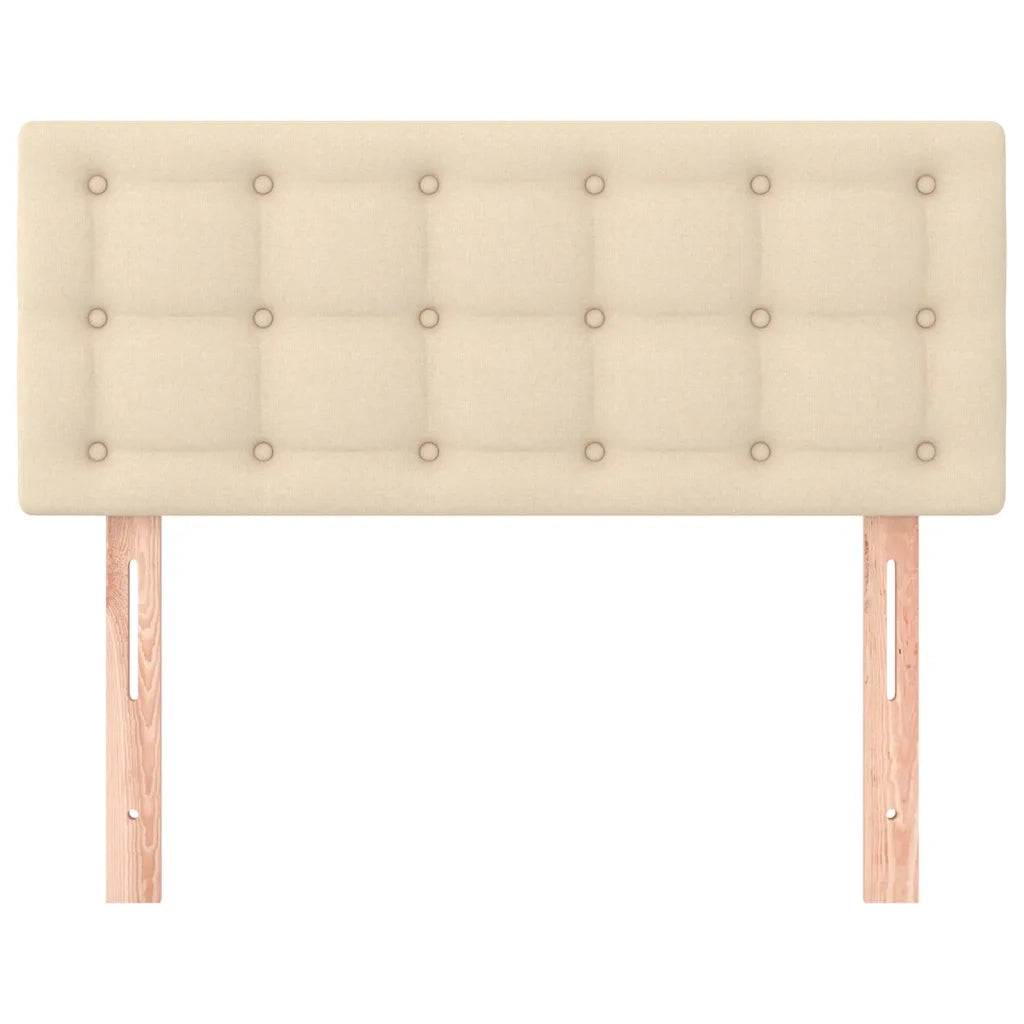 Testiera | Testata Crema 100x5x78/88 cm in Tessuto