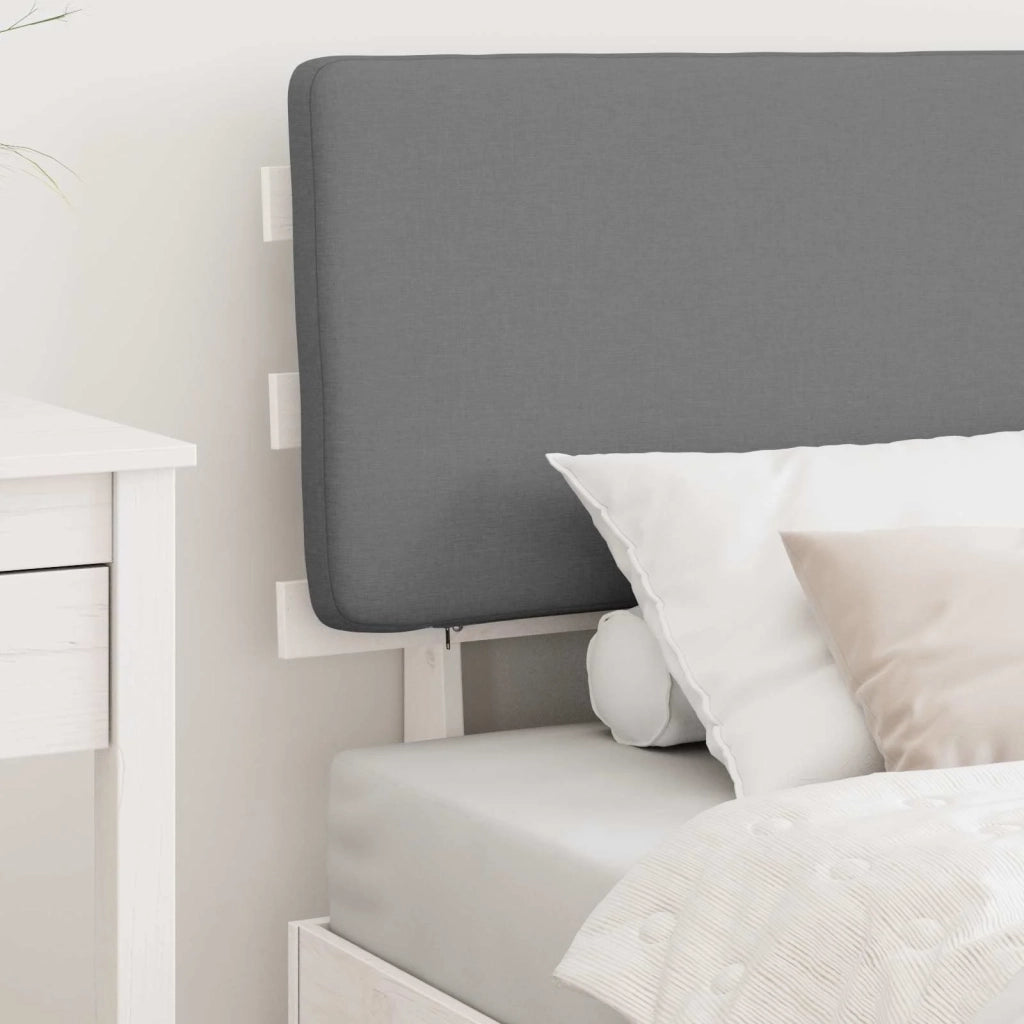 Letto singolo | Letto per adulti | Letto con Testiera Rivestita Grigio chiaro 100 x 200 cm