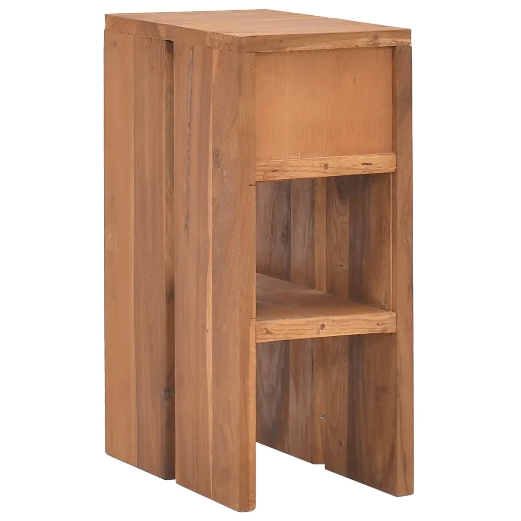 Comodino 20x35x50 cm in Legno Massello di Teak 326122