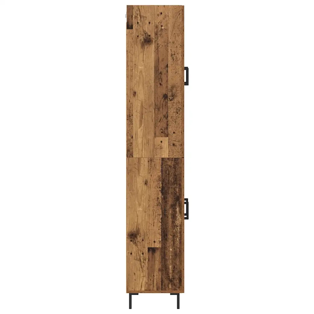 Credenza 2 pz | Madia | Buffet da pranzo | Armadio da pranzo Legno vecchio Legno multistrato