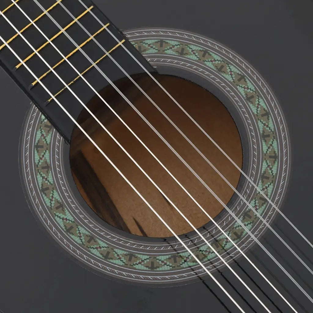 Chitarra Classica per Principianti e Bambini Nera 3/4 36" 70118