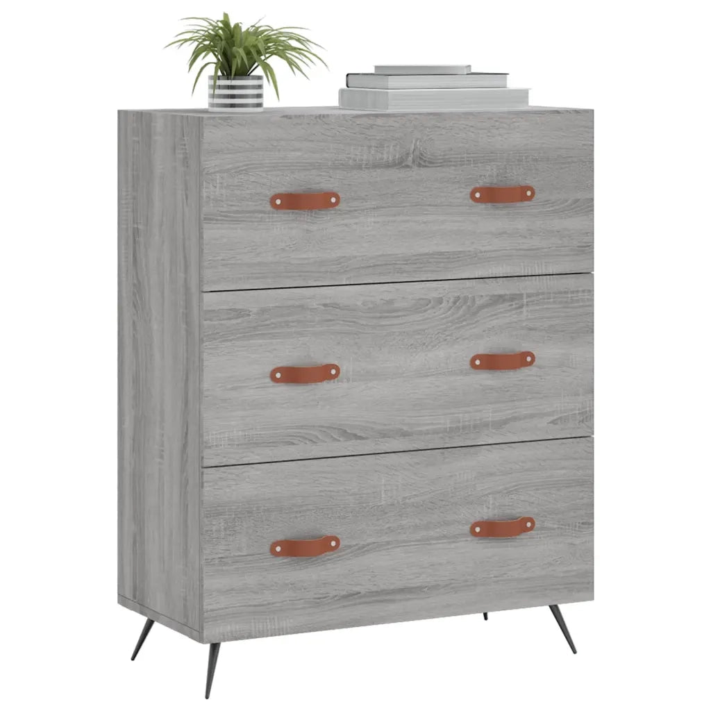 Cassettiera Grigio Sonoma 69,5x34x90 cm in Legno Multistrato CFW4038824