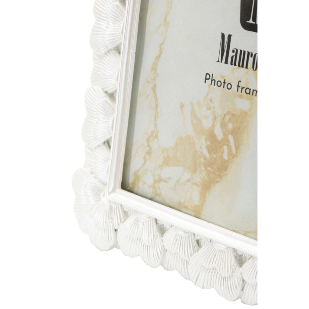 Cornice portafoto Hearty argento con profilo a cuori 15x20 cm