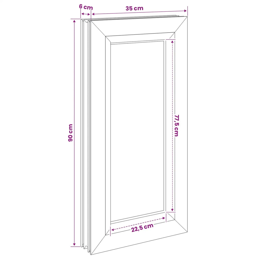 Finestra Cantina RISOR 35 x 70 cm PVC e Vetro 42048007