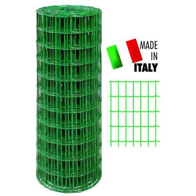 Rete Elettrosaldata Testa Italia 75x60 Plastic Mt.25 H.cm. 175