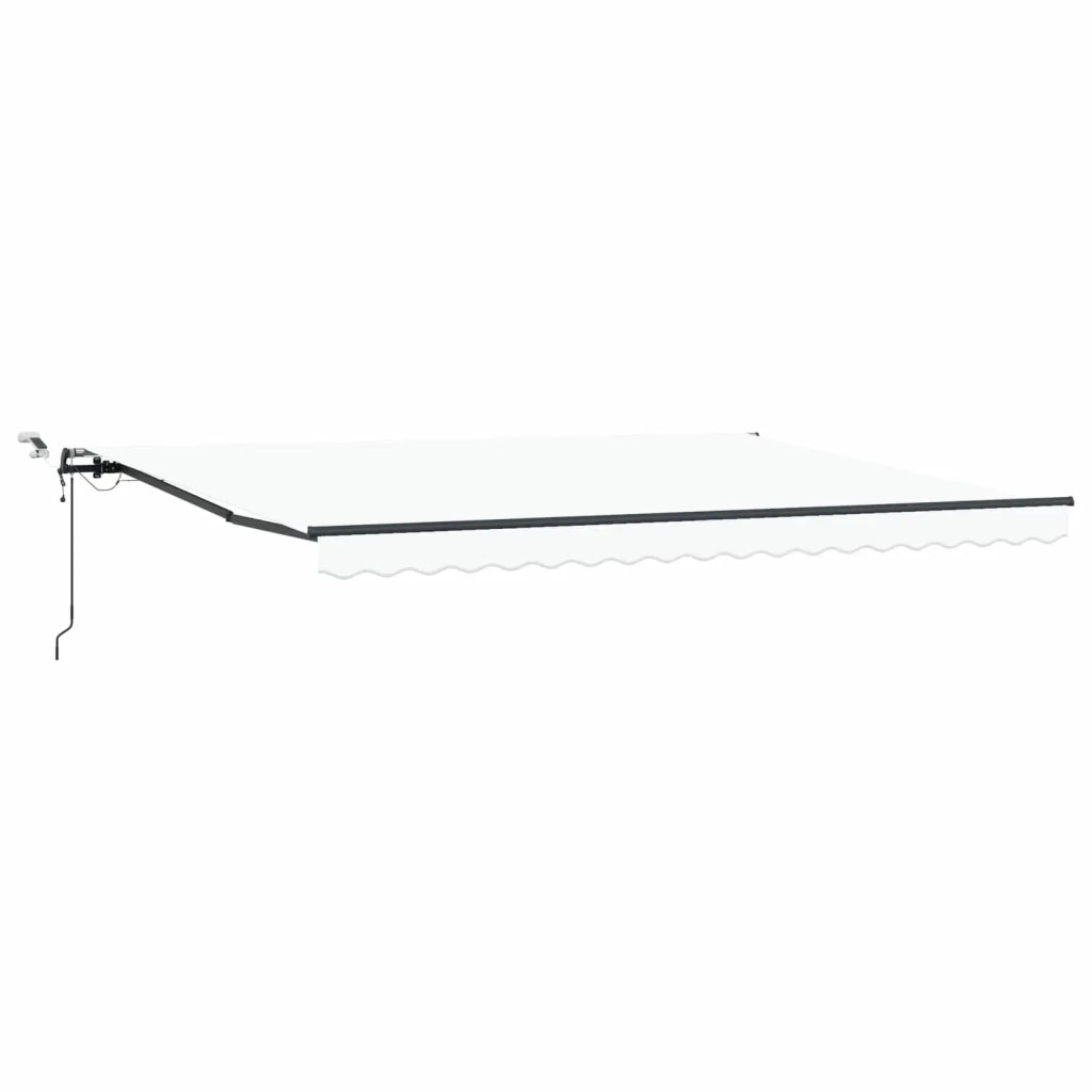 Tessuto per Tenda con Bianco 450 × 350 cm Poliestere 3331144