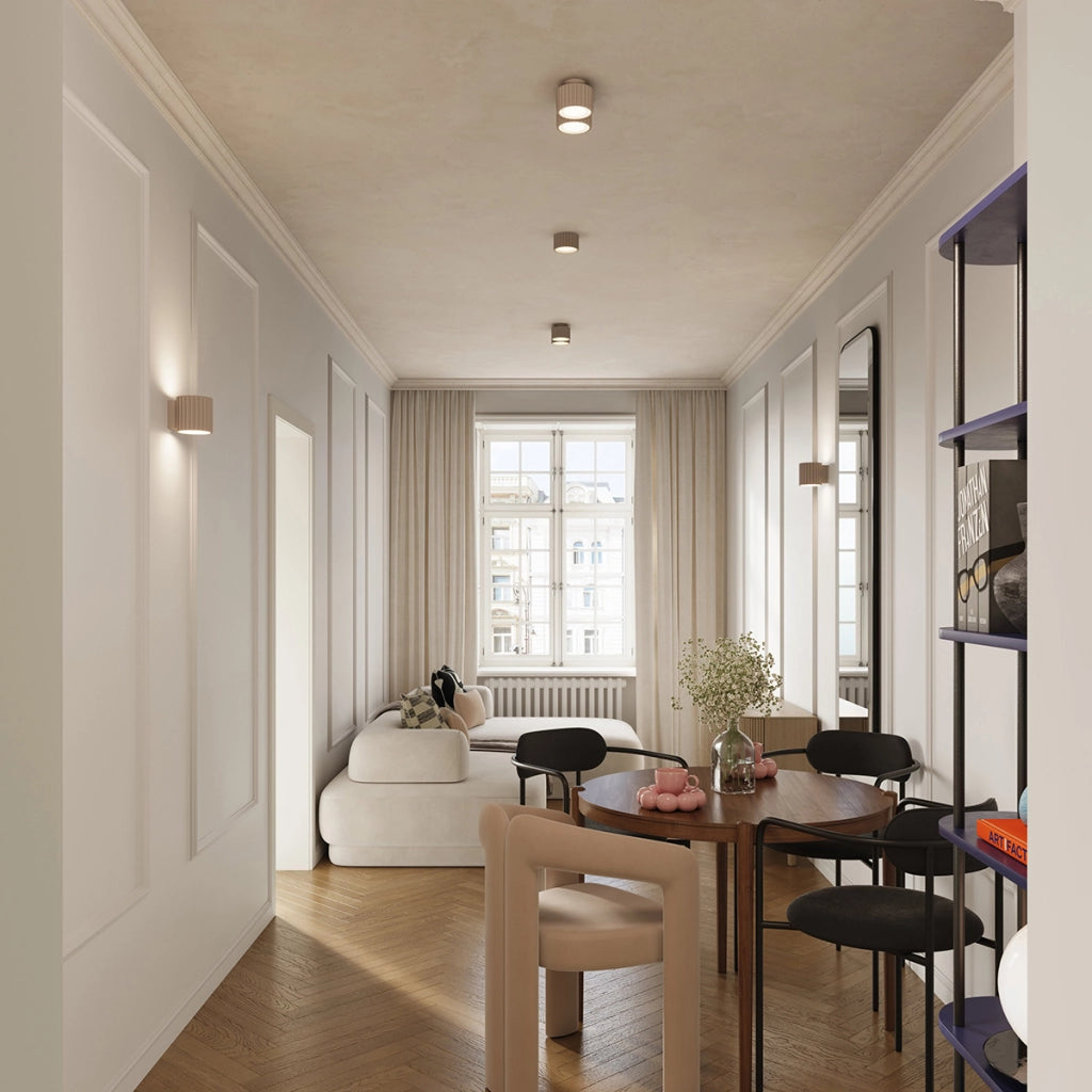 Lampada da soffitto AURA 2 taupe Gx53