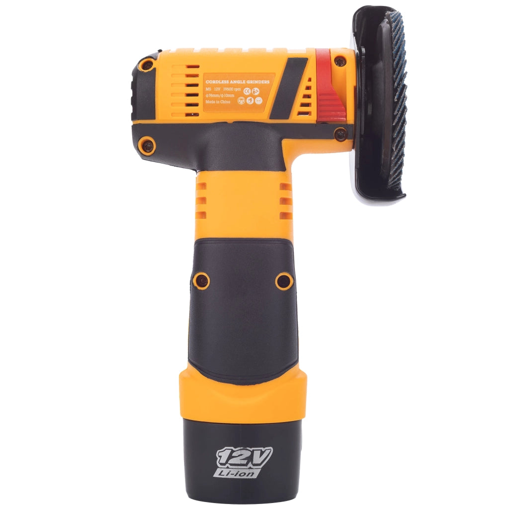 Mini Smerigliatrice 12V Rosfix Blue Bird MBB12V – Design Ergonomico, Batteria Lunga Durata | Ø 76 mm, 19500 giri/min