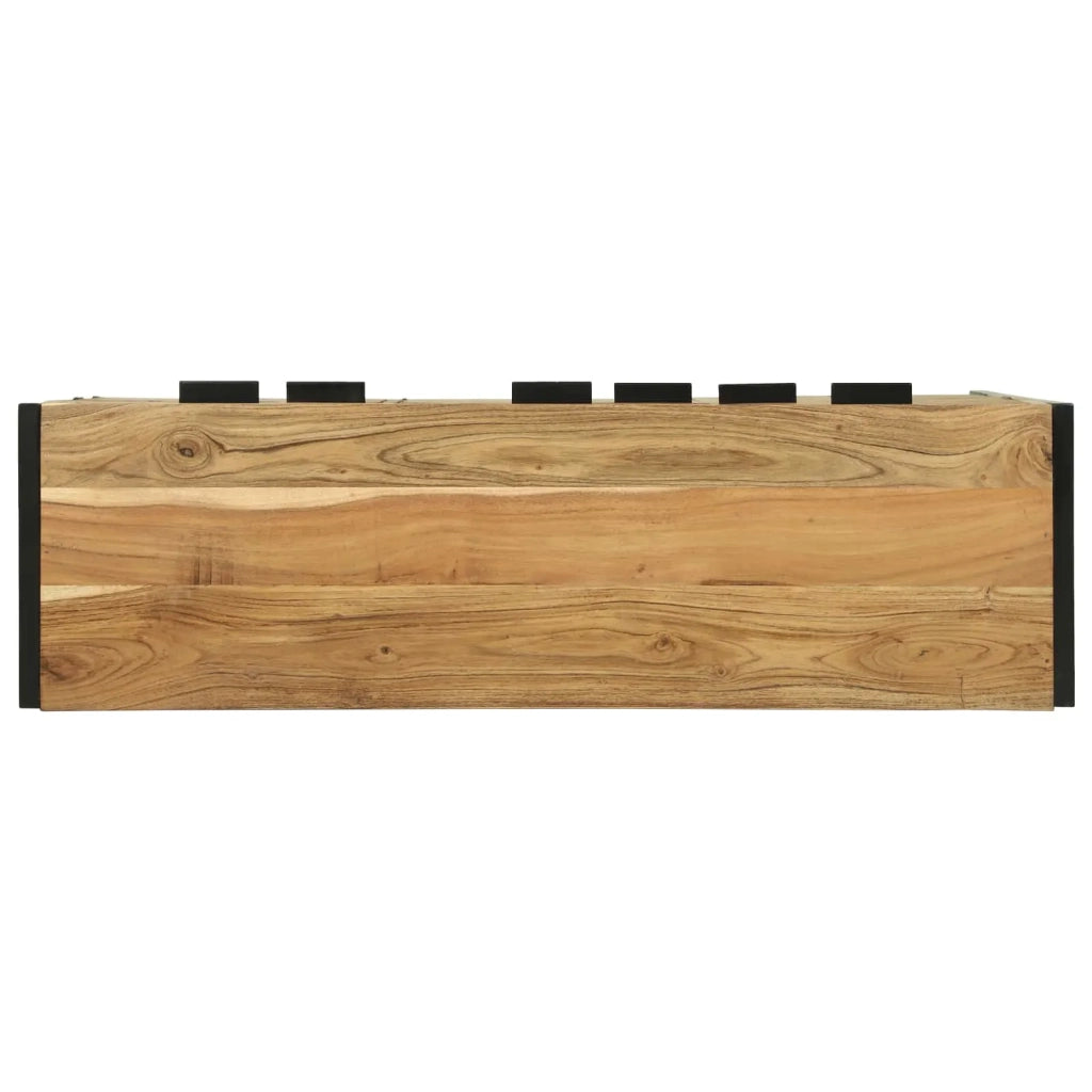 Credenza 100 x 30 x 75 cm Legno massello di acacia 374109