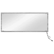 Specchio Grigio Sonoma 90 x 8,5 x 37 cm Legno multistrato