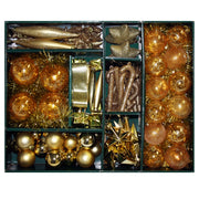 Set 100Pz Decoraz.Natalizie Col.Oro