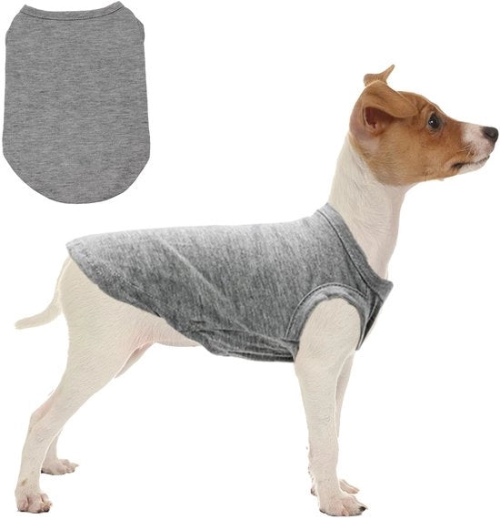 Maglietta per Cani in Cotone - Vestito per Cane da 2,5 a 3,5 kg - Abbigliamento Estivo - Qualità Elevata - Maglietta per Cani