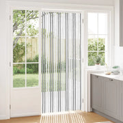 Tenda per insetti in chenille Grigio e Bianco 90 x 220 cm 42034456