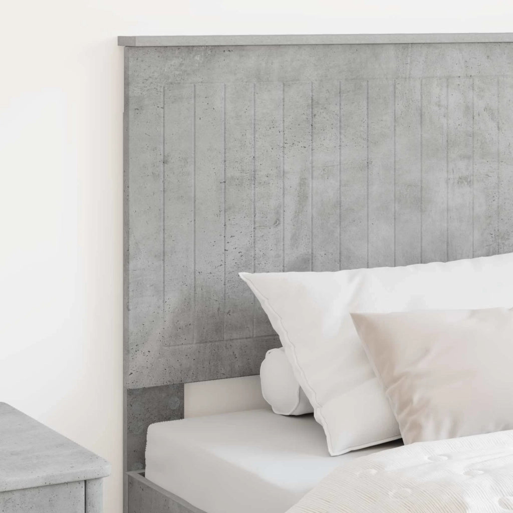 Testiera | Testata con Testiera | Testata Grigio cemento 90 cm Legno multistrato