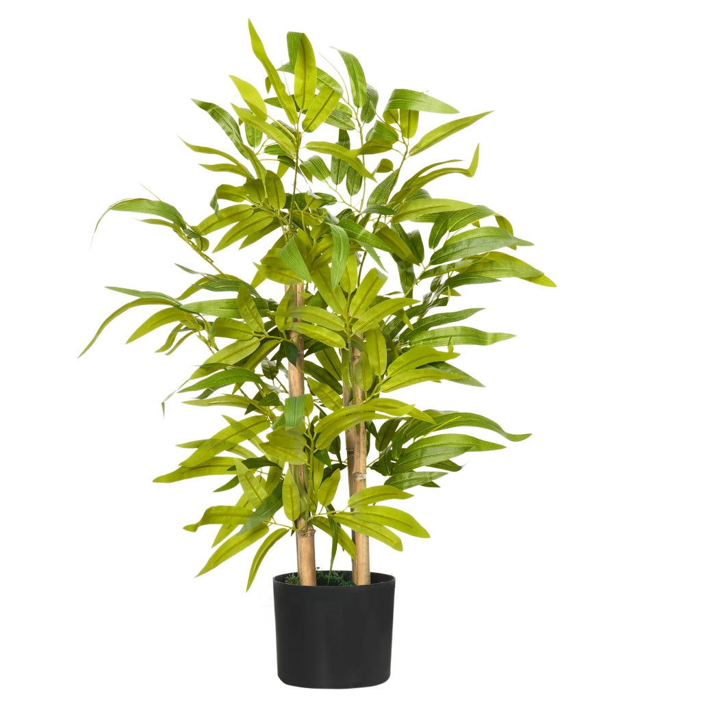 Pianta artificiale bamb¨´ ¨C Minimal ¨C 60 cm verde effetto legno