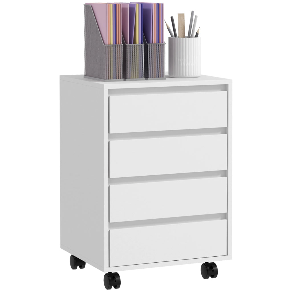 Scrivania con cassetti ¨C zephmum ¨C Bianco 46x40x65 cm