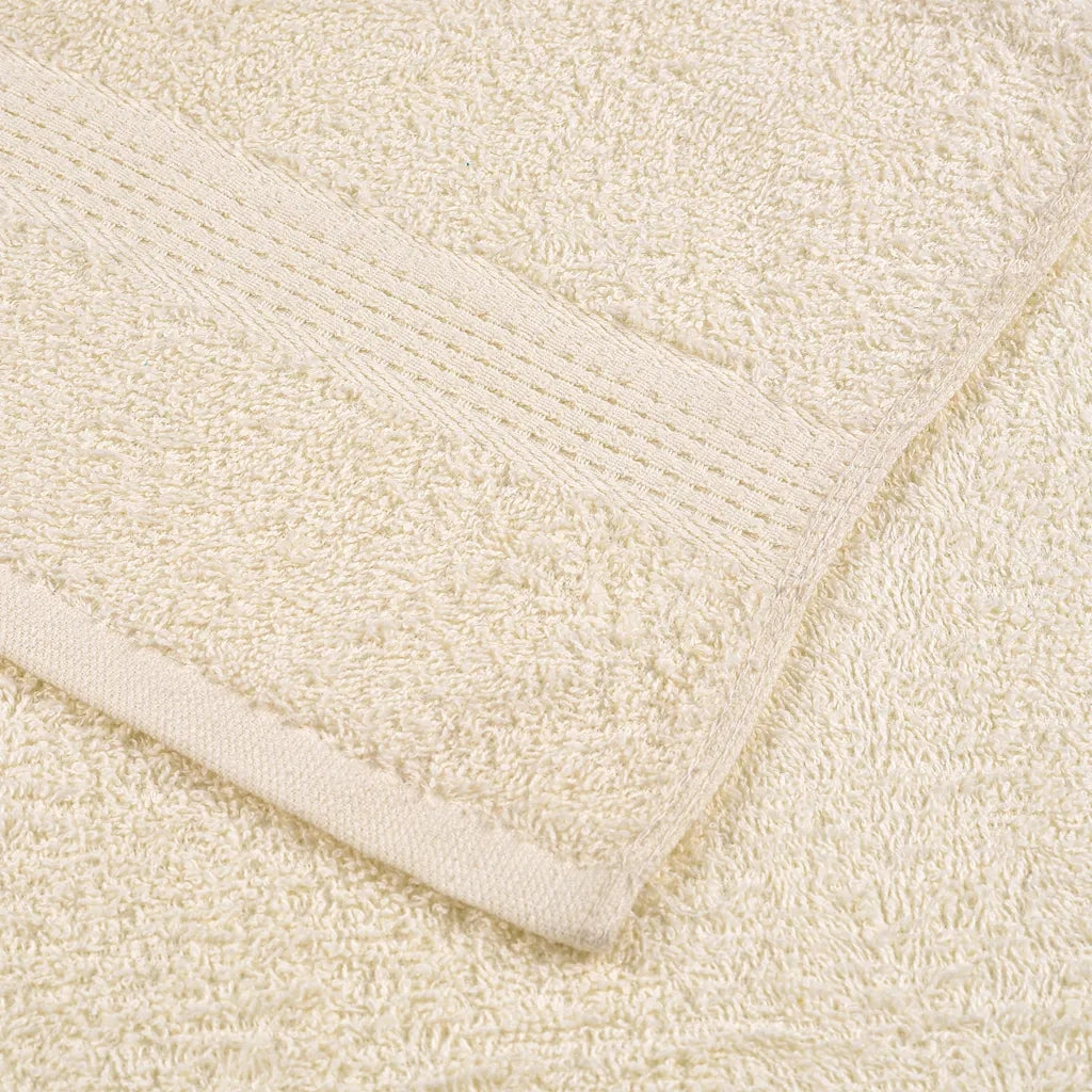 Asciugamani da bagno FROGN 2 pz | Teli per bagno Crema 100x150 cm 360 g/m2