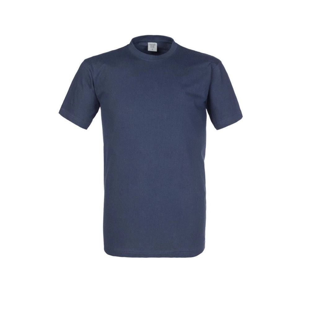 Trade Shop - T Shirt Blu Rossini Trading T-shirt Da Lavoro Antinfortunistica Take Time Top -    Xxxl