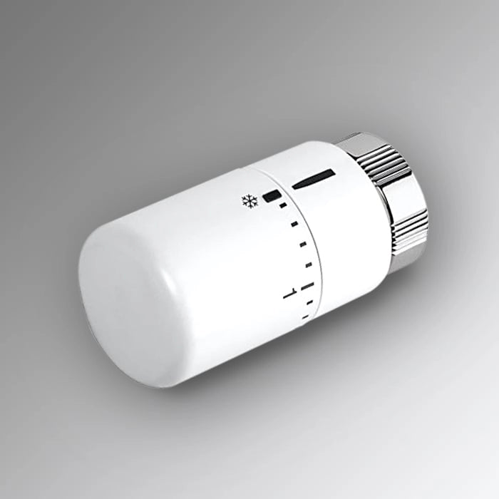 TESTA TERMOSTATICA A LIQUIDO ZEHNDER DESIGN- Bianco- ZEHND- pezzi 1