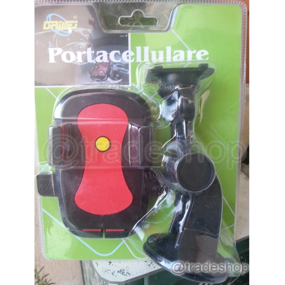 Trade Shop - Portacellulare Porta Cellulare Per Smartphone Con Snodo E Ventosa -