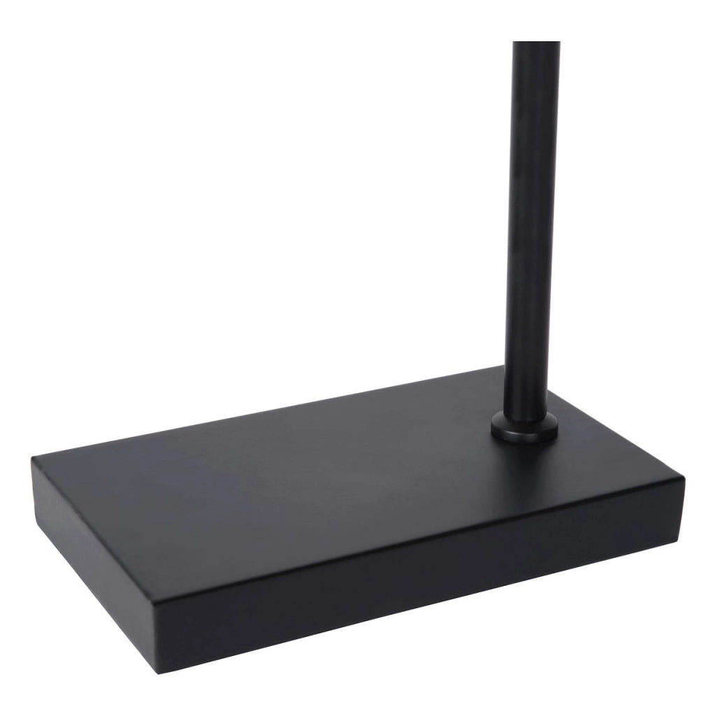 Lampada da tavolo Lucide Leanne E27 40W metallo nera
