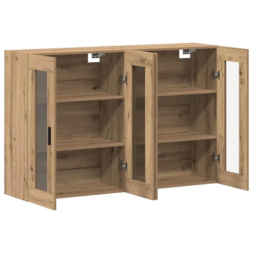 Armadi da Muro 2 pz rovere artigianale 69,5 x 34 x 90 cm 3394582