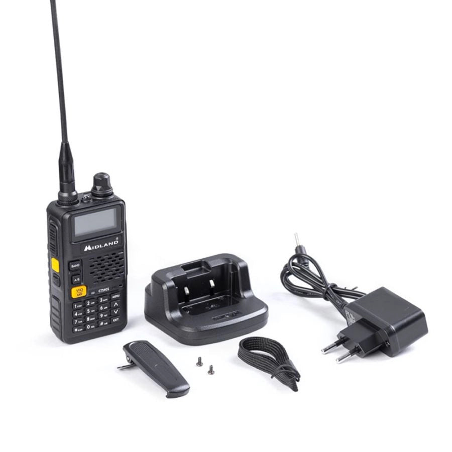 Midland CT590 S Radio Amatoriale Dual Band VHF/UHF 5W 128 Canali VOX FM