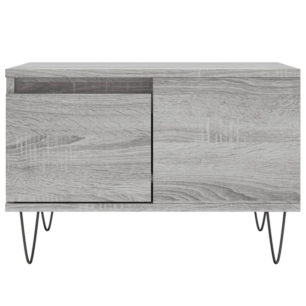 Tavolino Salotto Grigio Sonoma 55x55x36,5 cm Legno Multistrato 830762