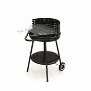 BARBECUE TONDO NERO CON RUOTE 51X84,5CM