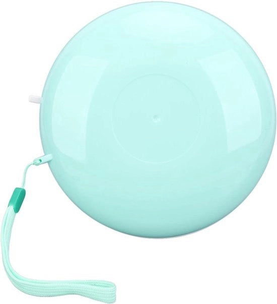 Scatola per snack verde divisa con coperchio - contenitore per viaggi - piatti per snack per feste - organizzatore di frutta rotante 360° - verde menta.