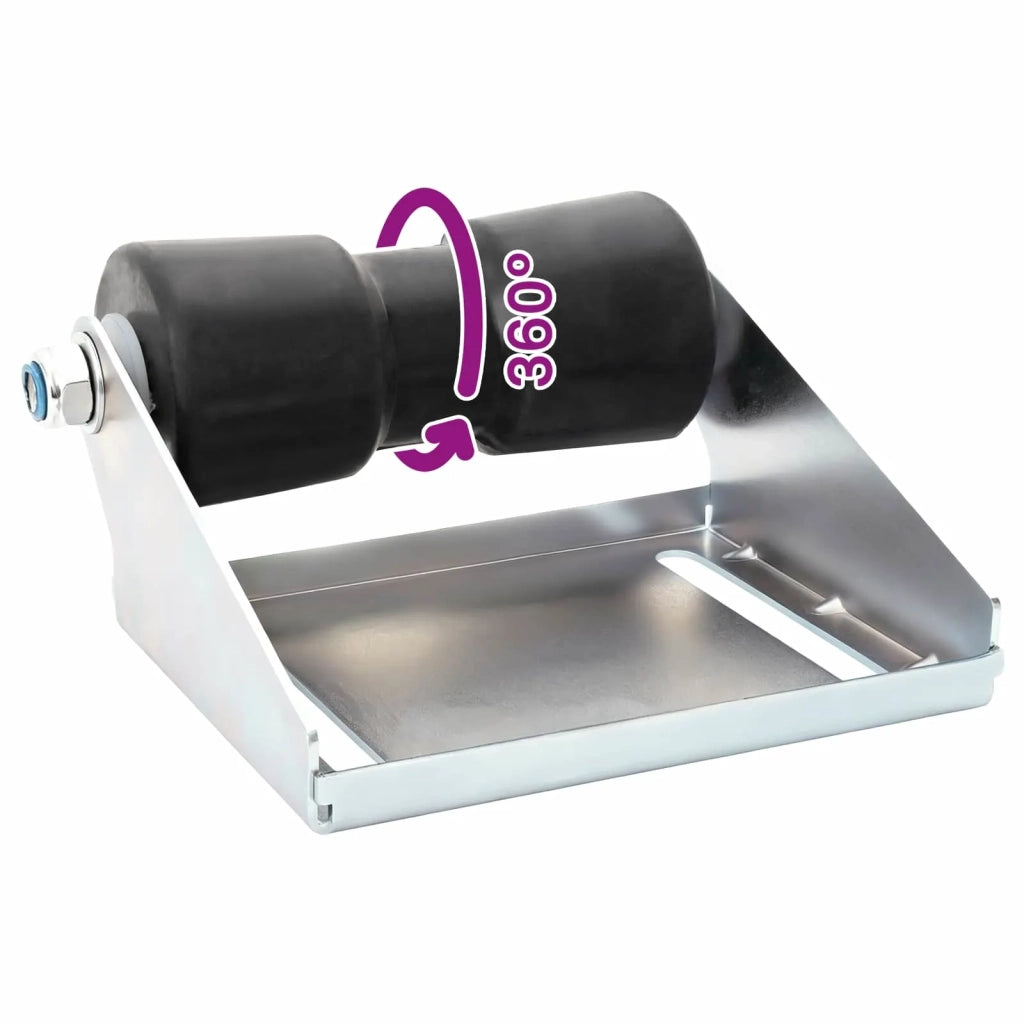 Rullo per rimorchio per barche con supporto 20,3 cm Argento 42039149