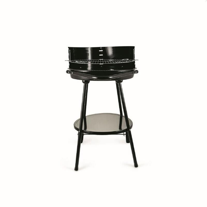 BARBECUE TONDO NERO CON RUOTE 51X84,5CM