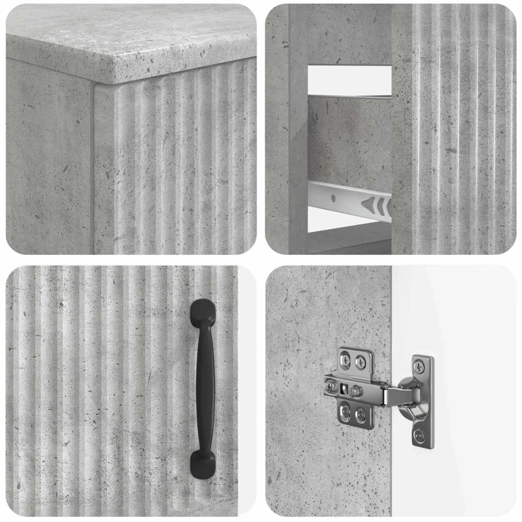 Set di armadietti da bagno in 3 pezzi HOORN 3417876